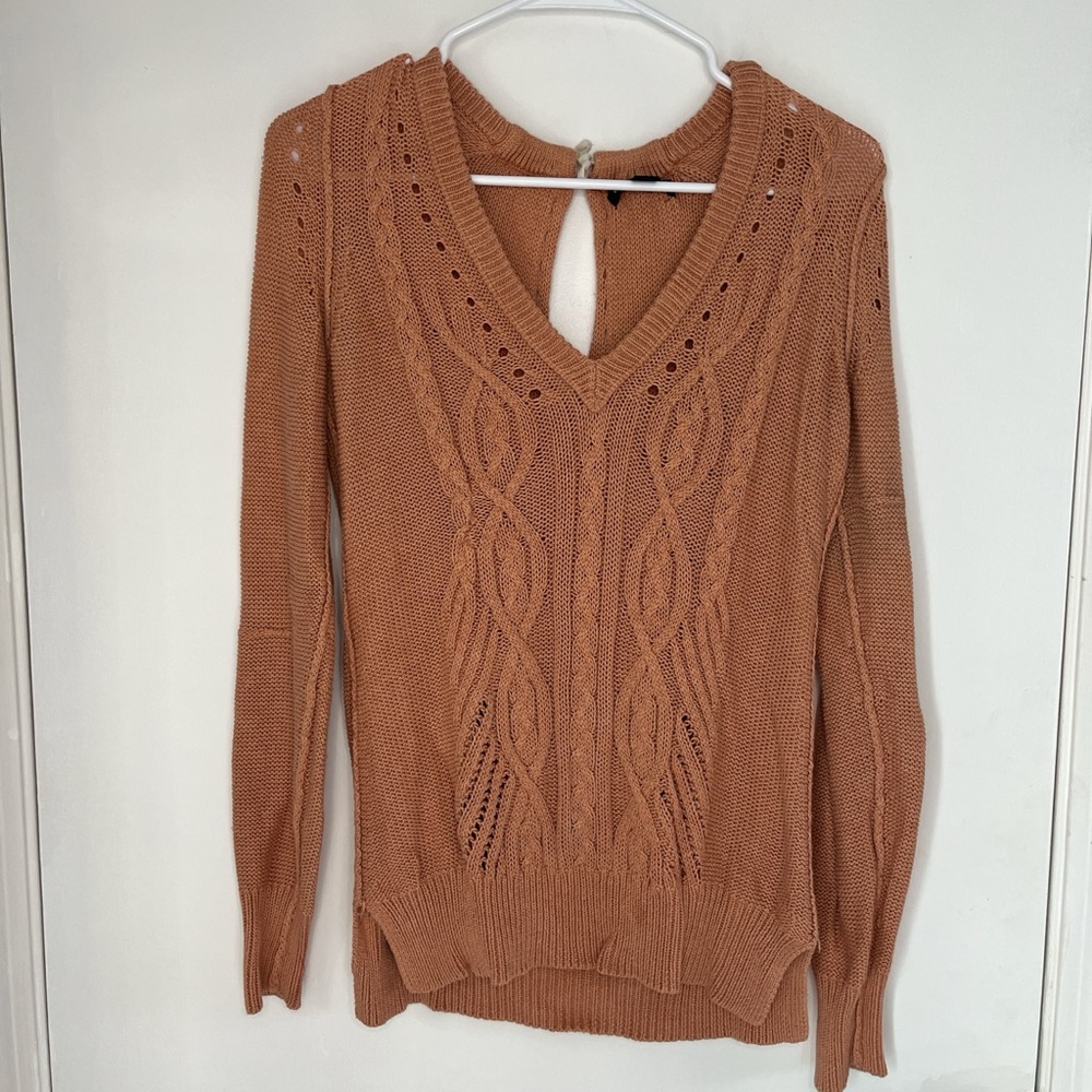 Banana Republic Women's V-Neck Sweater - Brown